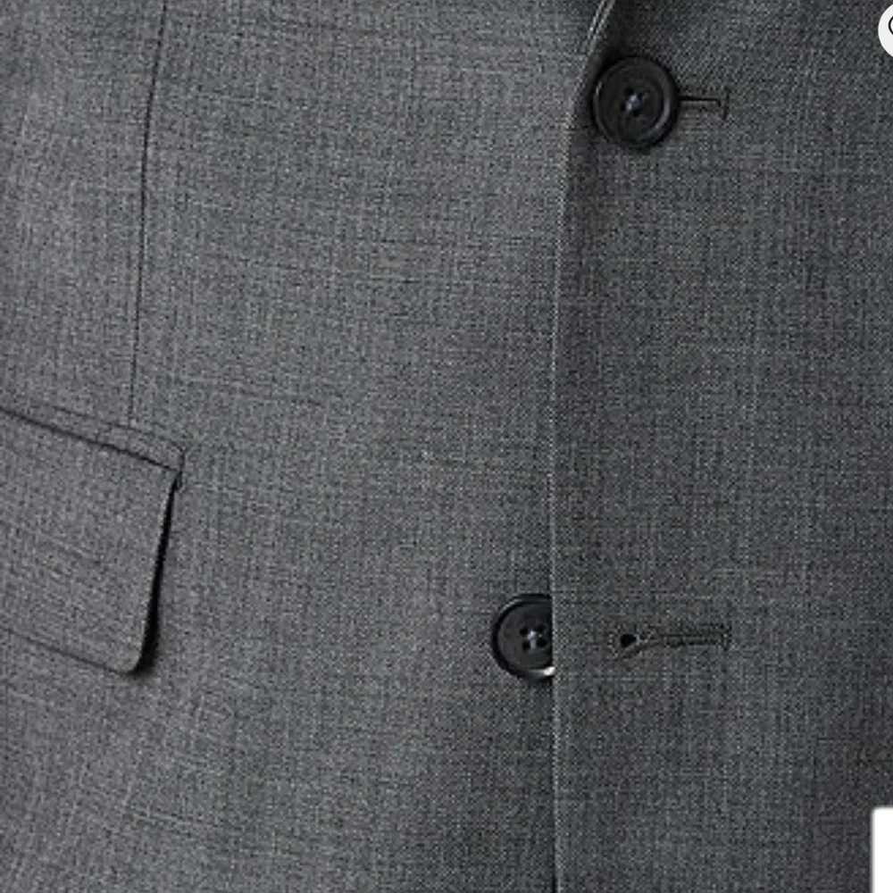 Men's Michael Strahan Modern Fit Gray Two-Button Suit Jacket sz 44L